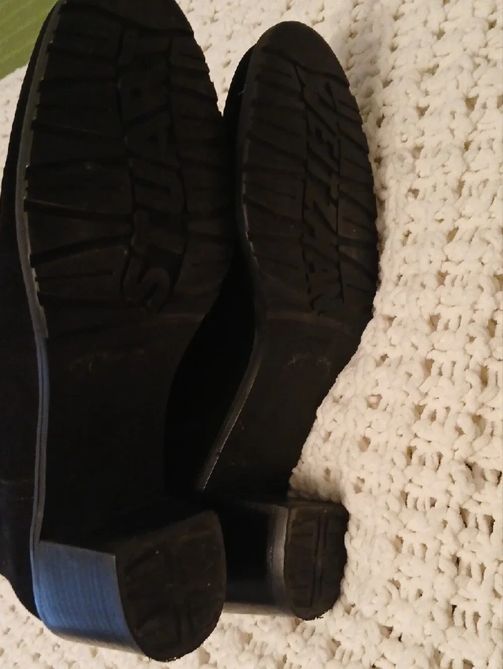 Stuart Weitzman Black Over-the-Knee Block Heel Boots